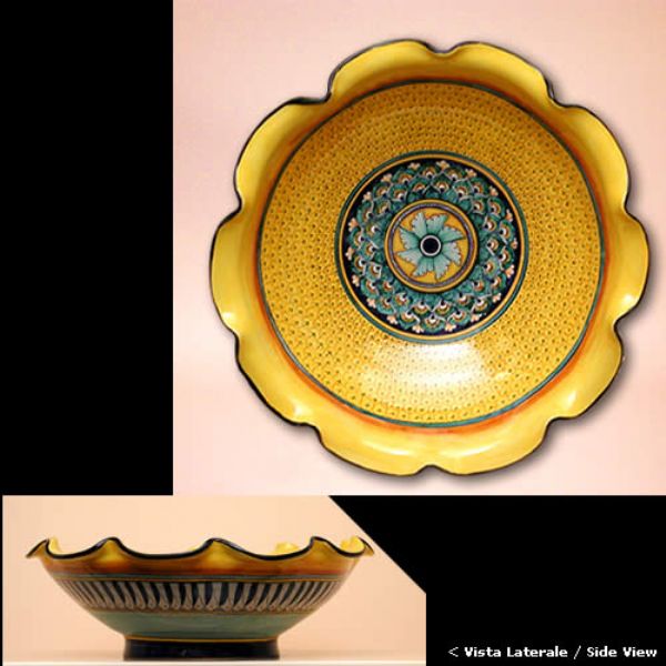 MG CTO 35 - Undulated centerpiece, diameter cm.35