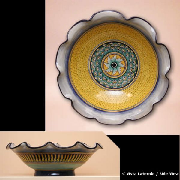 MG CTO 40 - Undulated centerpiece, diameter cm.40