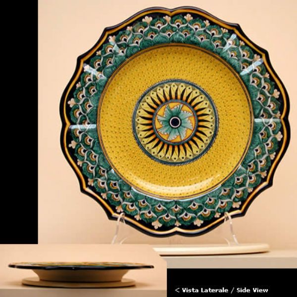 MG PFS 40 - Scallop-edged serving plate, diameter cm.40