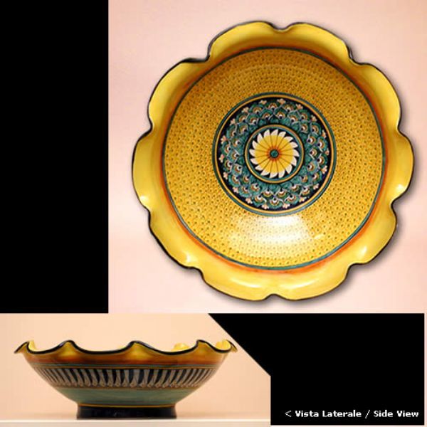 MM CTO 35 - Undulated centerpiece, diameter cm.35