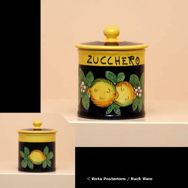 LI101 12 - Sugar jar cm.12H