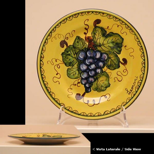 UV210 22 6 - Set of 6 fruit or dessert plates, cm.22d