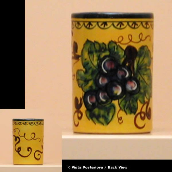 UV209 11 - Glass/Pencil case, cm.11H