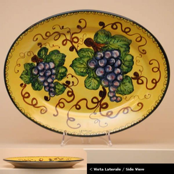 UV212 42 - Oval tray, cm. 42x32