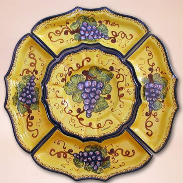 UV222 50 - Round appetizer set , diameter cm. 50, 5 pieces