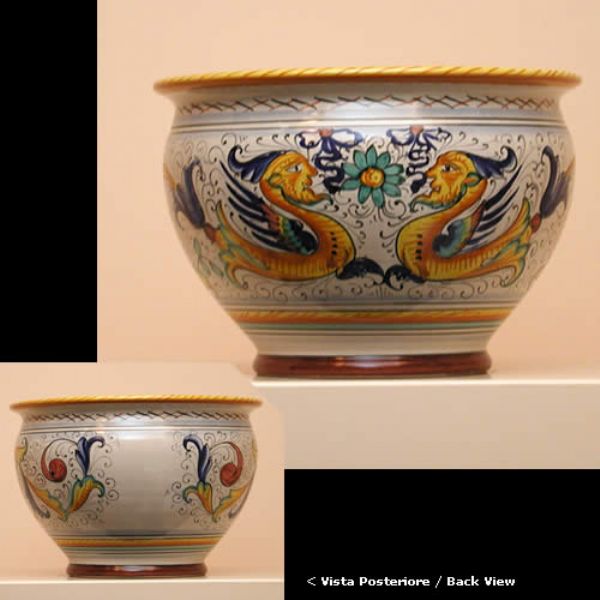RA113 25 - Flower holder cm.25d, cm.21h
