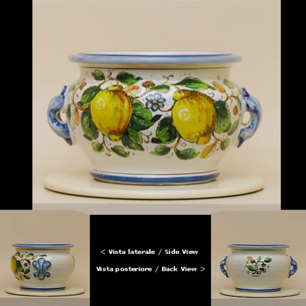 LI103B 25 - Round flower holder  cm. 25