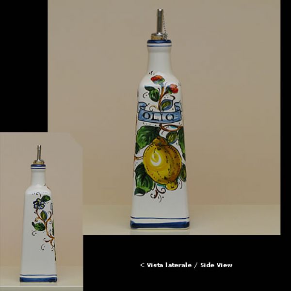 LI205D 27Q - Square oil bottle cm. 27 h.