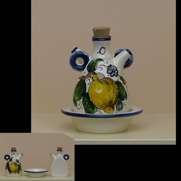 LI205 170A - Oil/Vinegar set + tray cm. 17 h.