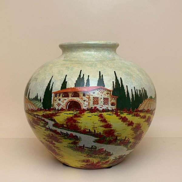 PA103D 29 - Round vase cm. 29 h.