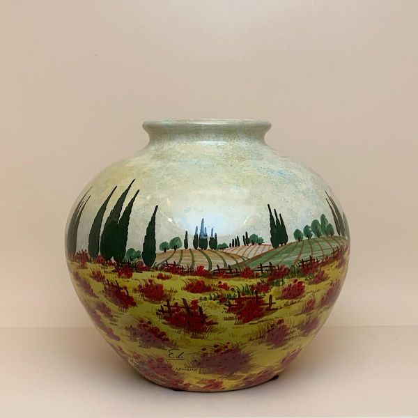 PA103D 29 - Round vase cm. 29 h.