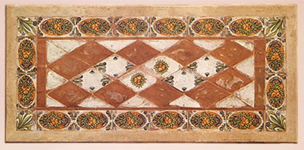 RB 02 - In the photo:200x100 cm. table<BR><BR>Cotto & Pietra.