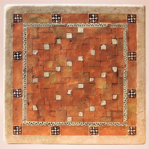 BN 01 Q - In the photo:200x100 cm. table<BR><BR>Cotto & Pietra.