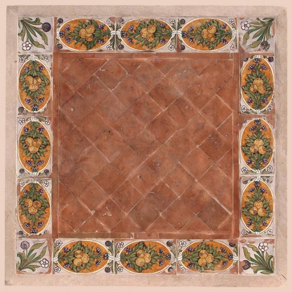 RB 03 - In the photo:120x120 cm. table<BR><BR>Cotto & Pietra.