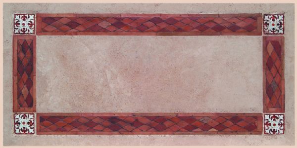 CH 01 R - In the photo:190x90 cm. table<BR><BR>Cotto & Pietra.