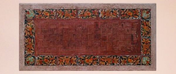 TF C 01 R - In the photo:200x100 cm. table<BR><BR>Cotto & Pietra.