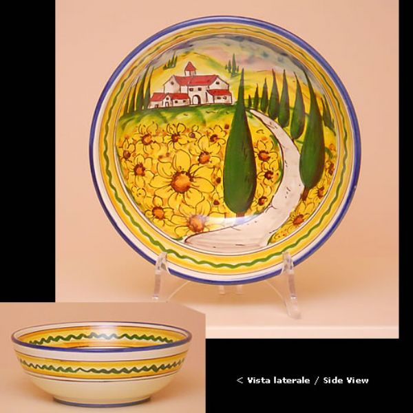 PT211G 25G - Bowl cm. 25 d. (sunflowers)