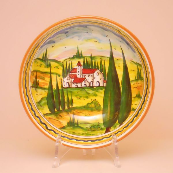 PT211G 25C - Bowl cm. 25 d. (cypress trees)