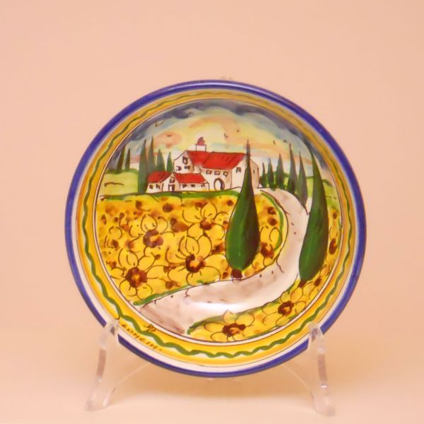 PT211E 17G - Bowl cm. 17 d. (sunflowers)