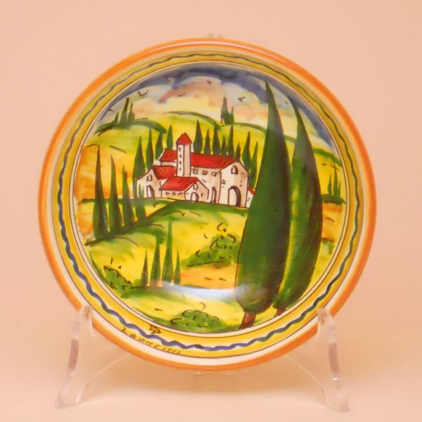 PT211E 17C - Bowl cm. 17 d. (cypress trees)