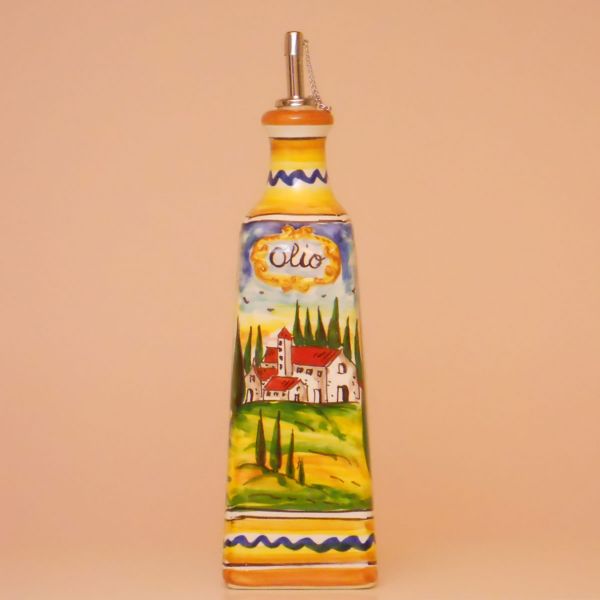PT205D 27QC - Square bottle cm. 27 h. olio (cypresstress)