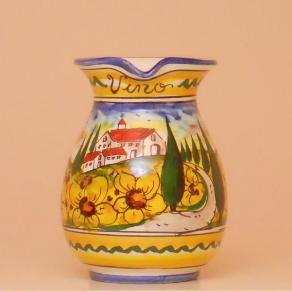 PT114B 15G - Pitcher cm. 15 h. (sunflowers)