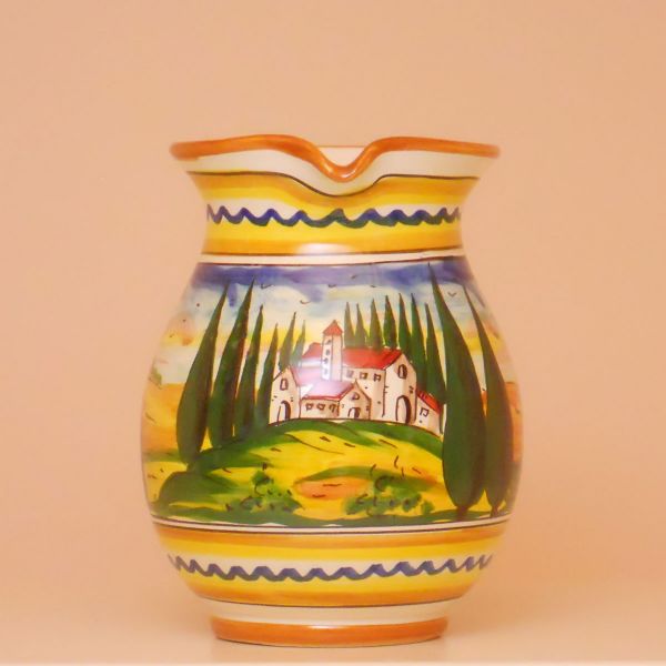 PT114C 19C - Pitcher cm. 19 h. (cypresstrees)