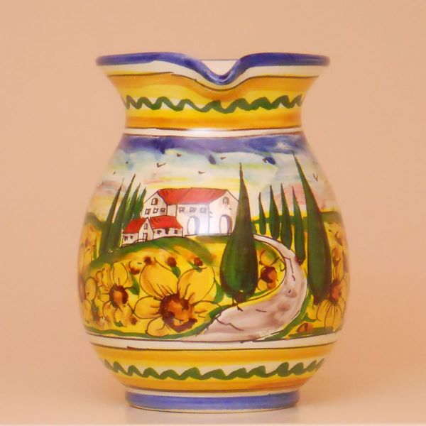 PT114C 19G - Pitcher cm. 19 h. (sunflowers)