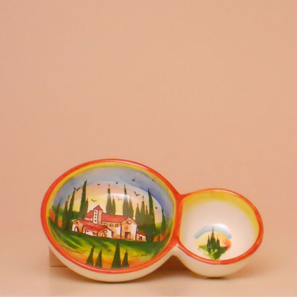 PT213A 17C - Olive dish cm. 17 l. (cypresstress)