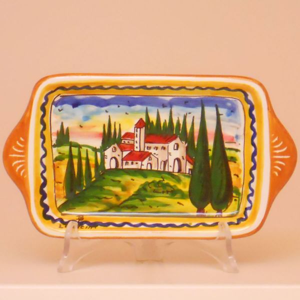 PT116A 19C - Butter dish tray cm. 19 l. (cypresstress)