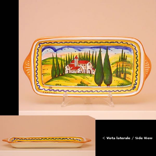 PT116B 27C - Butter dish tray cm. 27 l. (cypresstress)