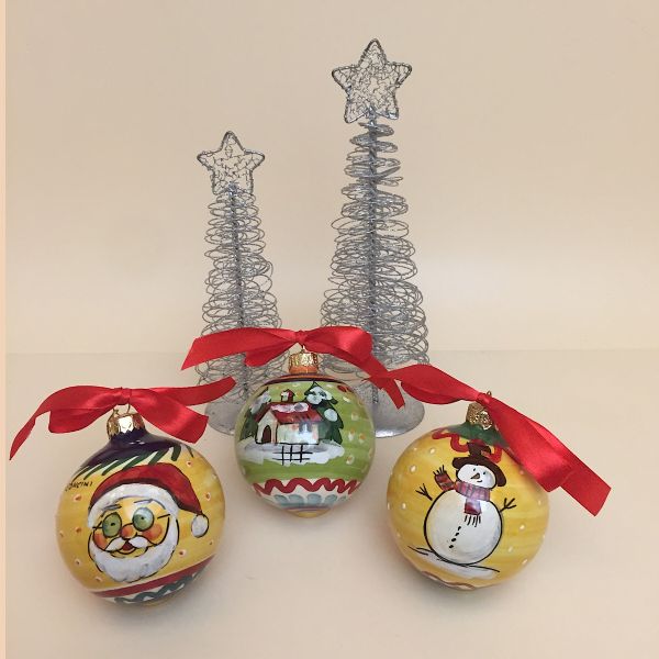 Set of 3 Christmas baubles