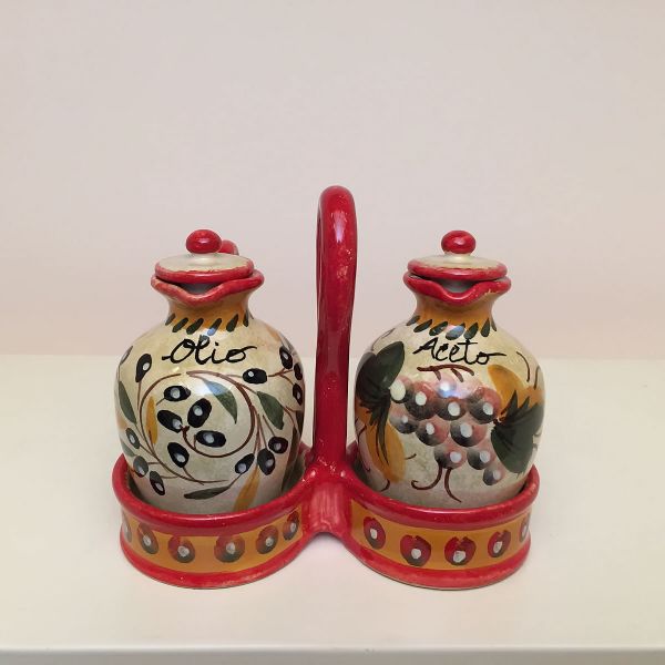 OL105 16 - Oil and vinegar set cm.16h
