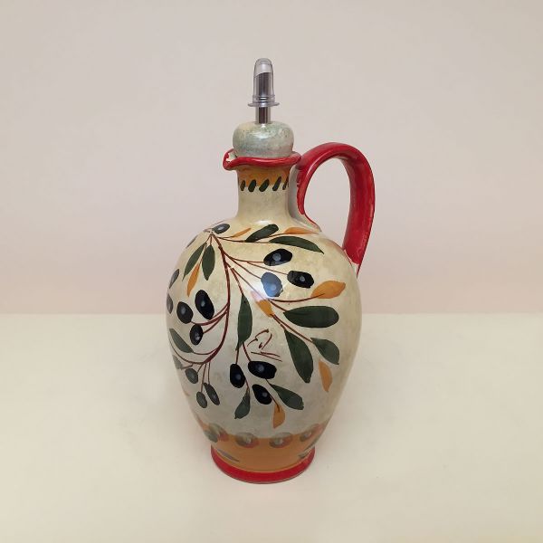 OL105 18 - Oil bottle with pourer cm. 18h