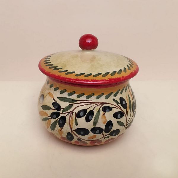 OL119 12 - Garlic jar cm. 12