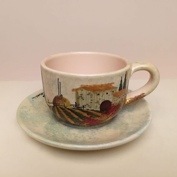 PA218 10 6 - Breakfast cup + saucer, 6 items