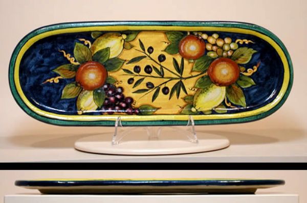 GN373B 58 - Oval tray cm. 58 x 22