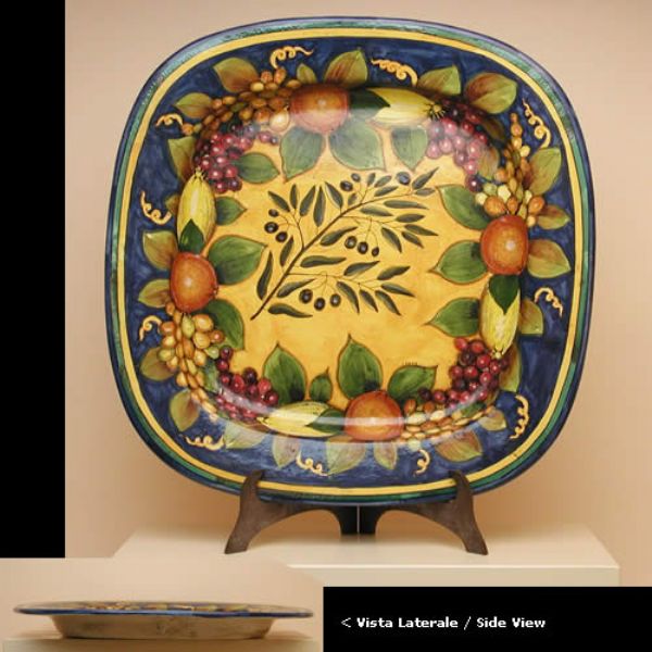 GN378D 60 - Large wall square plate cm. 60x60