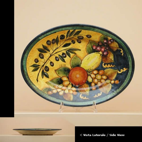 GN168B 36 - Oval tray cm. 36x27
