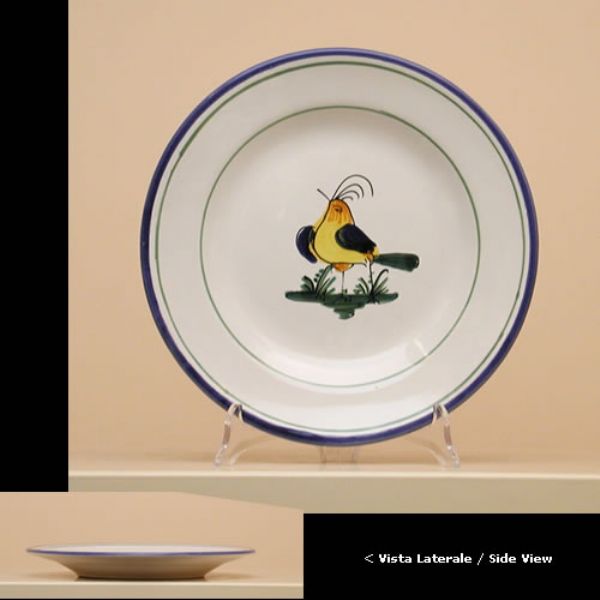 UC110 22 - Dinner plate, diameter cm.22, inches 8.66