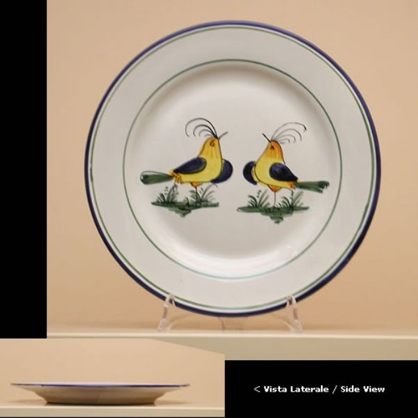 UC110 28 6 - Set of 6 dinner plates, diameter cm.28, inches 11.02