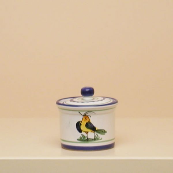 UC119 08 - small sugar bowl, cm. 8H, inches 3.15