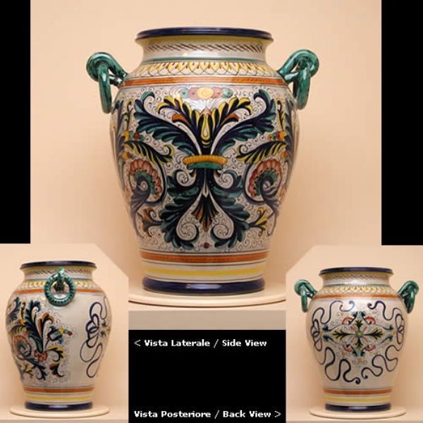 FO121 48 - Jar  cm.48H with round handles