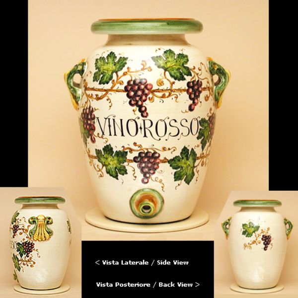 ABA105A 50 - Jar red wine cm. 50H