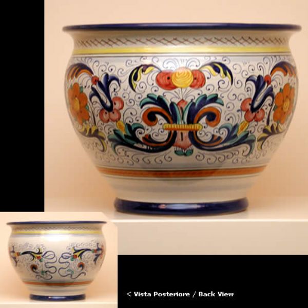 FO123 35 - Flower holder cm.35d, cm.30h