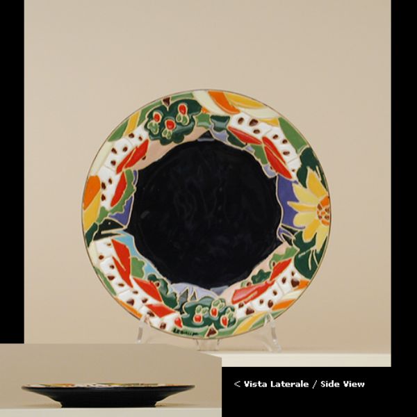 210B 22 6 - Set of 6 dessert or fruit plates cm. 22d. naif night 