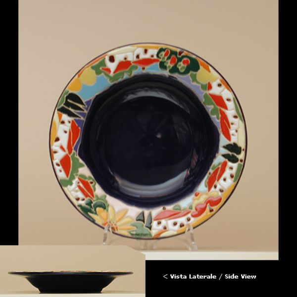 210C 25 06 - Set of 6 soup or pasta plates cm. 25d naif night 