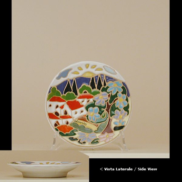 NW215A 15P - Small round plate cm. 15d Spring, naif day