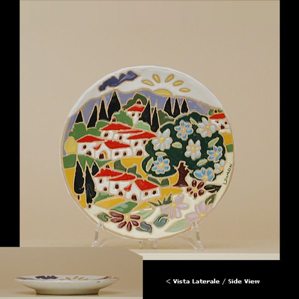 NW215B 20P - Round plate cm. 20d spring, naif day