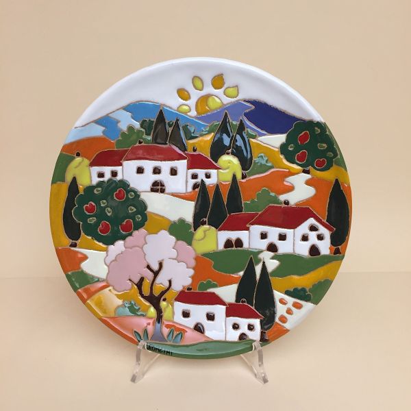 NW215C 25E - Round plate cm. 25d summer naif day